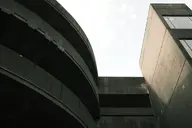 brutalist camera:fujifilm_x100 city concrete exterior garage glass orientation:landscape parking photographer:deaddeaddeath window // 1728x1152 // 140KB