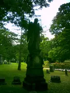 camera:digital_harinezumi exterior graveyard orientation:portrait photographer:deaddeaddeath plant statue tree // 1200x1600 // 201KB