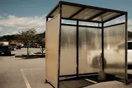 bus_stop camera:fujifilm_x100 city exterior orientation:landscape parking_lot photographer:deaddeaddeath vehicle // 1728x1152 // 346KB