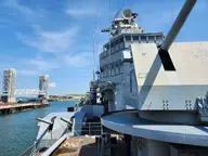 battleship bridge camera:phone exterior metal ocean orientation:landscape photographer:knifingale rust ship shipyard vehicle water // 1732x1299 // 203KB