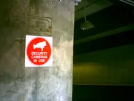 camera:digital_harinezumi column concrete dirty hostile interior orientation:landscape photographer:deaddeaddeath security_camera sign text tile // 1600x1200 // 85KB