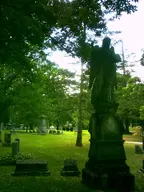 camera:digital_harinezumi exterior graveyard orientation:portrait photographer:deaddeaddeath plant statue tree // 1200x1600 // 200KB