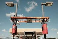 camera:fujifilm_x100 exterior fire_extinguisher gas_pump metal orientation:landscape photographer:deaddeaddeath rust sky // 1728x1152 // 218KB